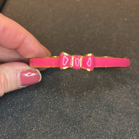 Kate Spade New York Pink Enamel Cuff Bracelet - Picture 1 of 3